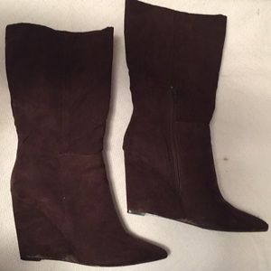 Brown Suede Boots
